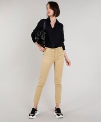 Calca-de-Sarja-Feminina-Sawary-Carpinteiro-Cropped-com-Ziper-na-Barra-Bege-9671824-Bege_3