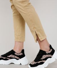 Calca-de-Sarja-Feminina-Sawary-Carpinteiro-Cropped-com-Ziper-na-Barra-Bege-9671824-Bege_4