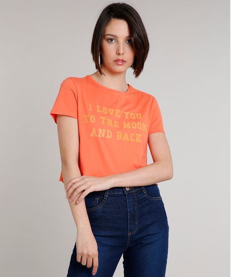 Blusa-Feminina-Cropped--The-Moon--Manga-Curta-Decote-Redondo-Coral-9615383-Coral_1