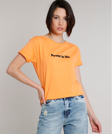 Blusa-Feminina--Power-in-Life--Manga-Curta-Decote-Redondo--Laranja-Neon-9615400-Laranja_Neon_1