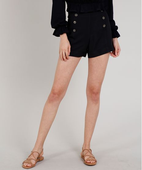 Short-Feminino-Reto-com-Botoes-Preto-9543438-Preto_1