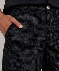 Bermuda-Masculina-Reta-Estampada-Mini-Print-Preta-8760791-Preto_2