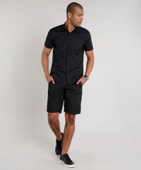 Bermuda-Masculina-Reta-Estampada-Mini-Print-Preta-8760791-Preto_3