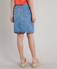 Saia-Jeans-Feminina-Midi-com-Rasgos-Fenda-e-Cinto-Azul-Medio-9670257-Azul_Medio_2