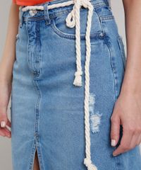 Saia-Jeans-Feminina-Midi-com-Rasgos-Fenda-e-Cinto-Azul-Medio-9670257-Azul_Medio_4