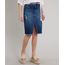 Saia-Jeans-Feminina-Midi-com-Rasgos-Fenda-e-Cinto-Azul-Escuro-9670259-Azul_Escuro_1