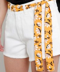 Short-de-Sarja-Feminino-Vintage-Destroyed-com-Faixa-Estampada-Off-White-9664655-Off_White_4
