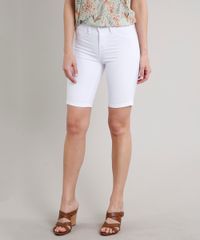 Bermuda-de-Sarja-Feminina-Ciclista-Branca-9690246-Branco_1