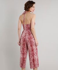 Macacao-Feminino-Pantacourt-Frente-Unica-Estampado-Animal-Print-Cobra-com-Faixa-para-Amarrar-Vinho-9649253-Vinho_2