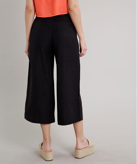 calça curta feminina pantacourt