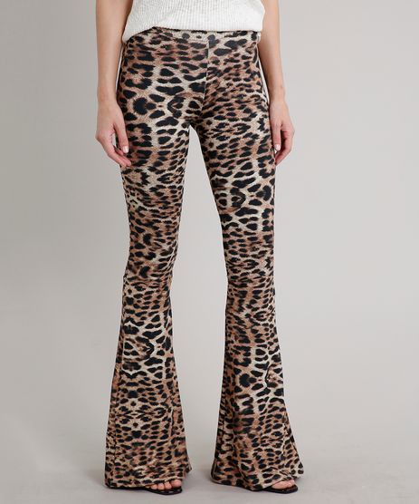 calça estampa onça