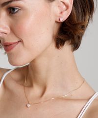 Kit-de-Brinco---Colar-Femininos-Folheados-com-Pedra-Zirconia-de-Coracao-Dourado-9662418-Dourado_2