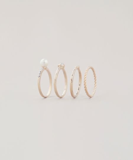 Kit-de-4-Aneis-Femininos-Folheados-Dourado-8673707-Dourado_1