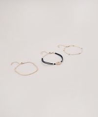 Kit-de-3-Pulseiras-Femininas-Folheadas-Chakra-Coracao-Dourado-9289582-Dourado_1