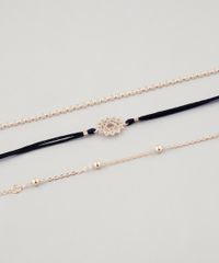 Kit-de-3-Pulseiras-Femininas-Folheadas-Chakra-Coracao-Dourado-9289582-Dourado_3