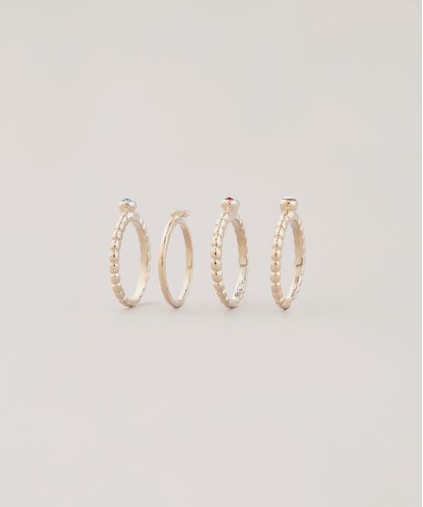 Kit-de-4-Aneis-Femininos-Folheados-Dourado-9662430-Dourado_1