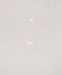 Colar-Feminino-Triplo-Folheado-com-Perolas-Dourado-9657483-Dourado_1
