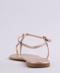 Rasteira-Feminina-Oneself-Metalizada--Rose-9303148-Rose_3