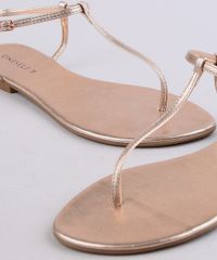 Rasteira-Feminina-Oneself-Metalizada--Rose-9303148-Rose_5