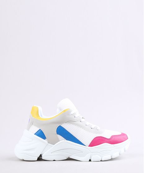 Tenis-Feminino-Chunky-Oneself-com-Recortes-Branco-9652004-Branco_1