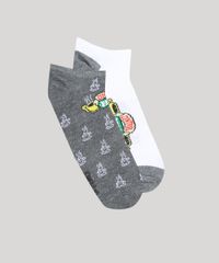 Kit-de-2-Meias-Feminina-Cano-Baixo-Friends-Multicor-9677706-Multicor_1