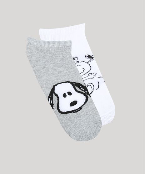 Kit-de-2-Meias-Feminina-Cano-Baixo-Snoopy--Multicor-9677704-Multicor_1