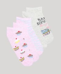 Kit-de-5-Meias-Femininas-Cano-Baixo-Doces-Multicor-9677700-Multicor_1