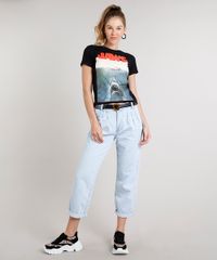 Blusa-Feminina-Tubarao-Manga-Curta-Decote-Redondo-Preta-9640396-Preto_3