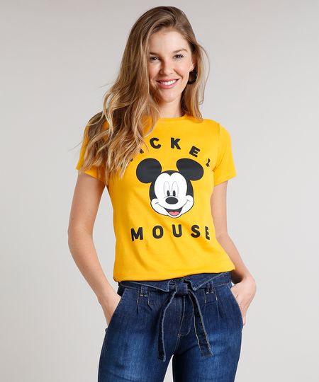 camisa feminina do mickey