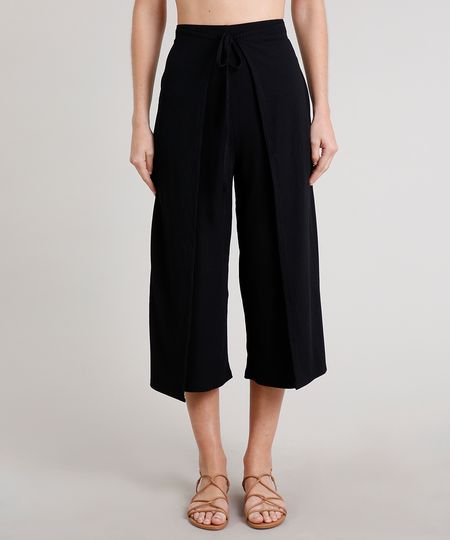 Calca-Feminina-Pantacourt-Canelada-Transpassada--Preta-9612256-Preto_1 Calca-Feminina-Pantacourt-Canelada-Transpassada--Preta-9612256-Preto_1