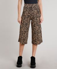 Calca-Feminina-Pantacourt-Estampada-Animal-Print-Onca-Bege-9673111-Bege_1