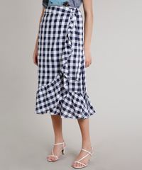 Saia-Feminina-Envelope-Midi-Mindset-Estampada-Vichy-Azul-9758911-Azul_1