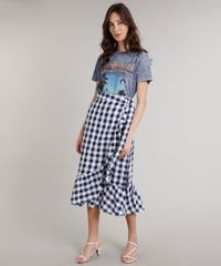 Saia-Feminina-Envelope-Midi-Mindset-Estampada-Vichy-Azul-9758911-Azul_3