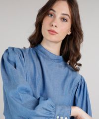 Vestido-Jeans-Feminino-Mindset-Ampla-Manga-Bufante-Gola-Alta-Azul-Medio-9752548-Azul_Medio_4