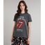 T-Shirt-Feminina-Mindset--The-Rolling-Stones--Manga-Curta-Decote-Redondo-Chumbo-9723063-Chumbo_1