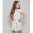 Vestido-Infantil-Estampado-de-Poa-com-Laco-Manga-Curta-Cinza-Mescla-Claro-9636527-Cinza_Mescla_Claro_1