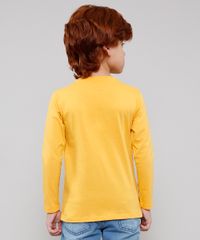 Camiseta-Infantil-com-Estampa--Dinosaur--Manga-Longa-Mostarda-9526314-Mostarda_2
