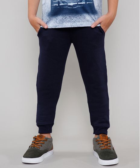 Calca-Infantil-em-Moletom-com-Cordao-Azul-Marinho-9580589-Azul_Marinho_1