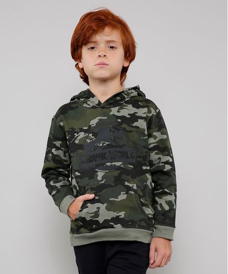 Blusao-Infantil-Jurassic-World-em-Moletom-Estampado-Camuflado-com-Capuz-Verde-Militar-9541570-Verde_Militar_1