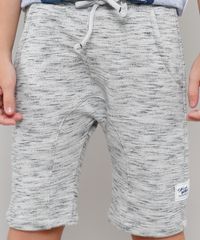 Bermuda-Infantil-em-Moletom-com-Recorte-e-Bolso-Cinza-Mescla-Claro-9635079-Cinza_Mescla_Claro_4