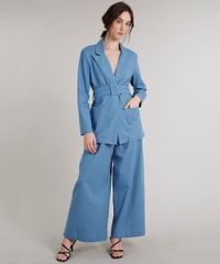 Blazer-Feminino-Mindset-Longo-Transpassado-com-Linho-e-Cinto-Azul-9707550-Azul_3