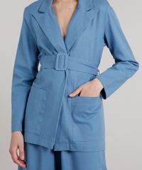 Blazer-Feminino-Mindset-Longo-Transpassado-com-Linho-e-Cinto-Azul-9707550-Azul_4
