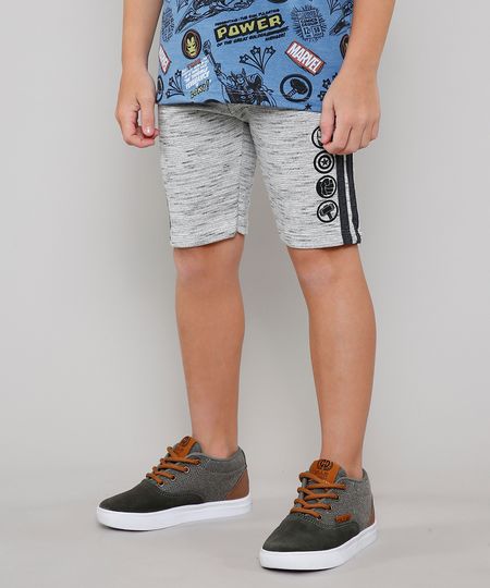 Bermuda-Infantil-Os-Vingadores-em-Moletom-com-Listras-Laterais-Cinza-Mescla-Claro-9651937-Cinza_Mescla_Claro_1 Bermuda-Infantil-Os-Vingadores-em-Moletom-com-Listras-Laterais-Cinza-Mescla-Claro-9651937-Cinza_Mescla_Claro_1