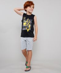 Conjunto-Infantil-Transformers-de-Regata-Gola-Careca-Preta---Bermuda-em-Moletom--Cinza-Mescla-Claro-9630535-Cinza_Mescla_Claro_1
