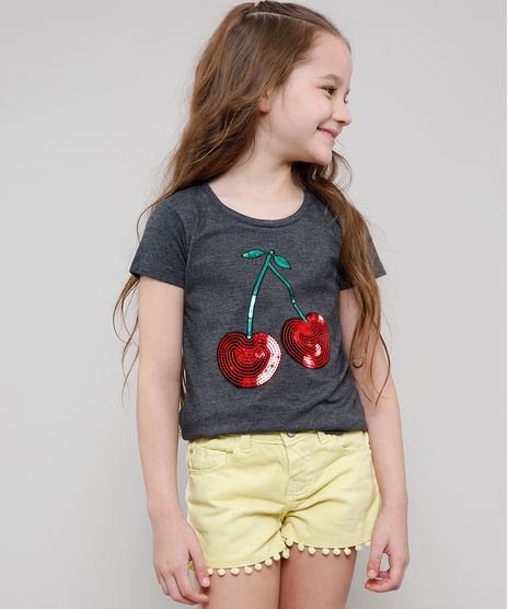 Blusa-Infantil-Cereja-com-Paete-Manga-Curta-Cinza-Mescla-Escuro-9636689-Cinza_Mescla_Escuro_1