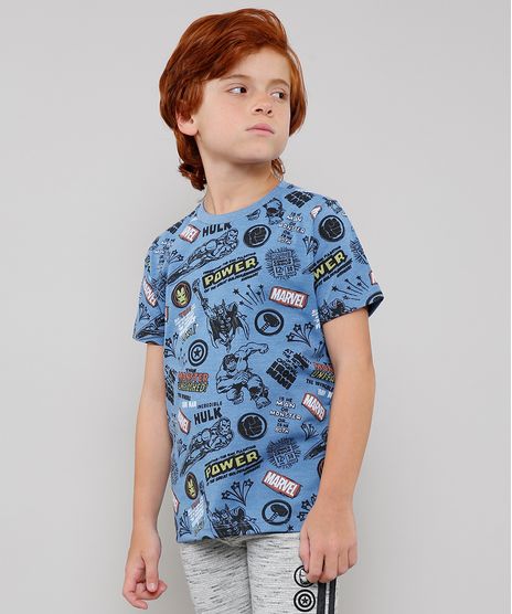Camiseta-Infantil-Os-Vingadores-Estampada-Manga-Curta-Azul-9631353-Azul_1