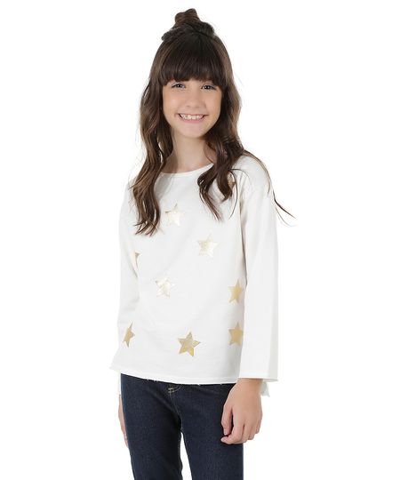 Blusa-em-Moletom-com-Estampa-de-Estrelas-Off-White-8540035-Off_White_1 Blusa-em-Moletom-com-Estampa-de-Estrelas-Off-White-8540035-Off_White_1