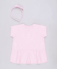 Blusa-Infantil-Peppa-Pig-Manga-Curta---Tiara-com-Laco-Rosa-9688719-Rosa_2