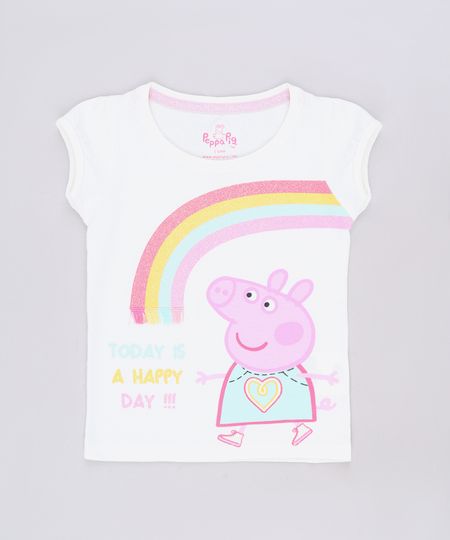 Blusa-Infantil-Peppa-Pig-Manga-Curta-Off-White-9688775-Off_White_1 Blusa-Infantil-Peppa-Pig-Manga-Curta-Off-White-9688775-Off_White_1