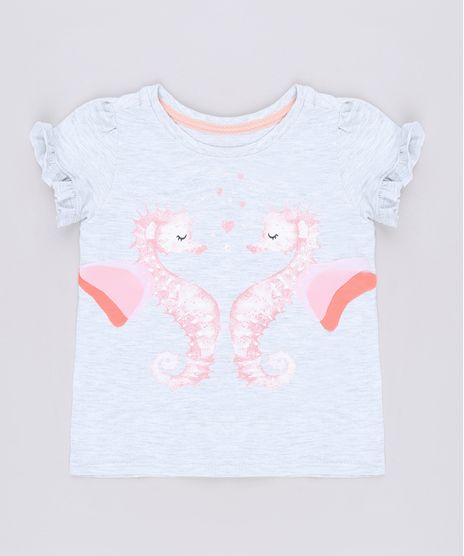 Blusa-Infantil-Cavalo-Marinho-Manga-Curta-Cinza-Mescla-Claro-9676833-Cinza_Mescla_Claro_1